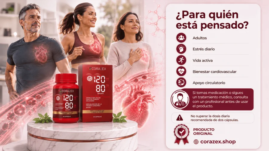 Corazex — para quién están pensadas las cápsulas