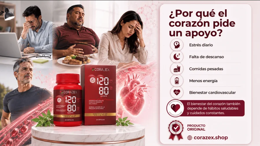 Corazex — por qué el corazón necesita un apoyo natural